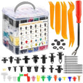 1240Pcs Universal Fasteners Trim Clips Bumper Body Panel Retainers Push Pins Kit