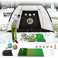 Golf Net 10x7ft Golf Practice Net Hitting Driving Chipping Swing Training Aid