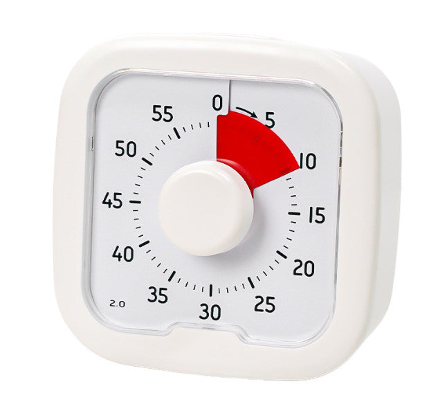 60 Minutes Visual Analog Timer Countdown Clock Time Management Adults Kids Tool