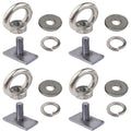 4x M8 T Bolt Eye Nut lashing set for Rhino Thule Yakima Pro Rola roof rack 16mm