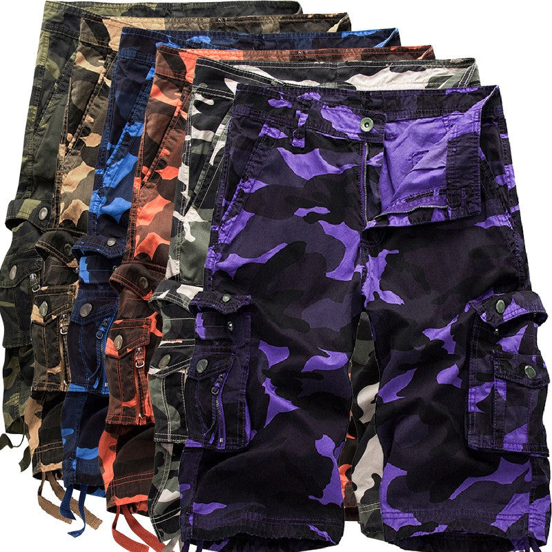 Super Large 7XL Summer Mens Cargo Shorts Combat Twill Work Camo Army Knee Pants