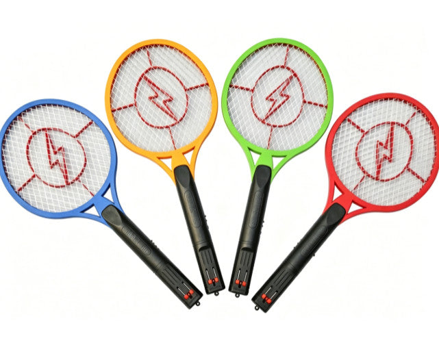 Electric Fly Swat Zapper Racket Killer Insect Bug Swatter Mosquito Wasp Pest Bat
