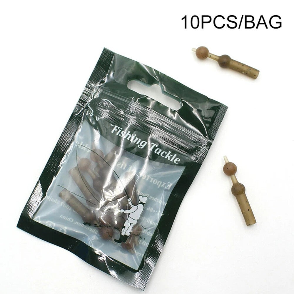 10pcs Helicopter Sleeve Bead Hair Rig Making Bead Terminal Carp Fish Heli Sleeve