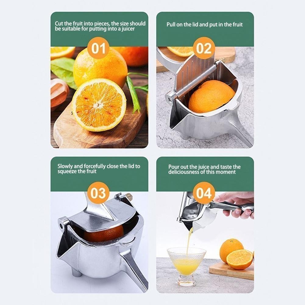 Heavy Duty Manual Fruit Juicer Press Lemon Orange Squeezer Citrus Extractor