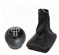 Opel Corsa C 00-09 Meriva A 03-10 5 Speed Black Gear Knob & Shift Boot Set