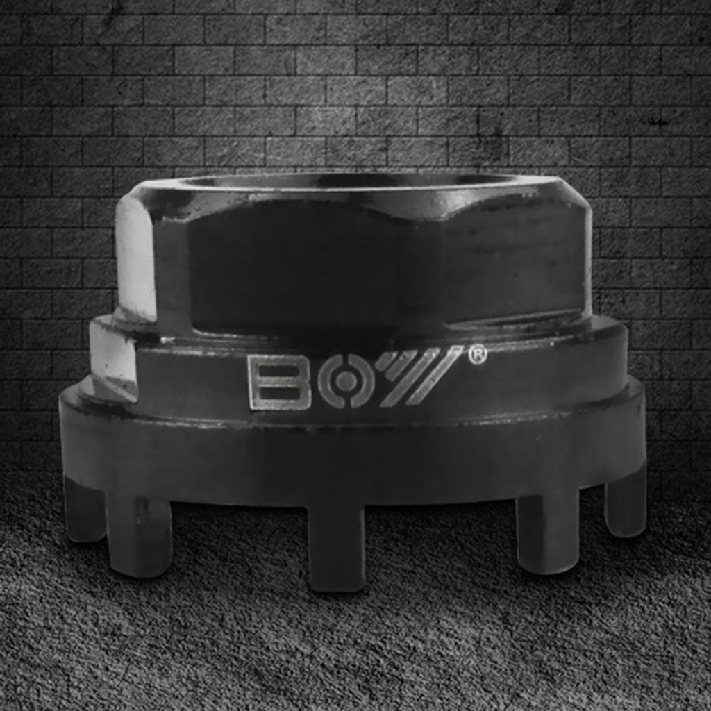 Lockring Tool,Bottom Bracket Cup Tool 8 Notch Front Chainring Lockring Remover