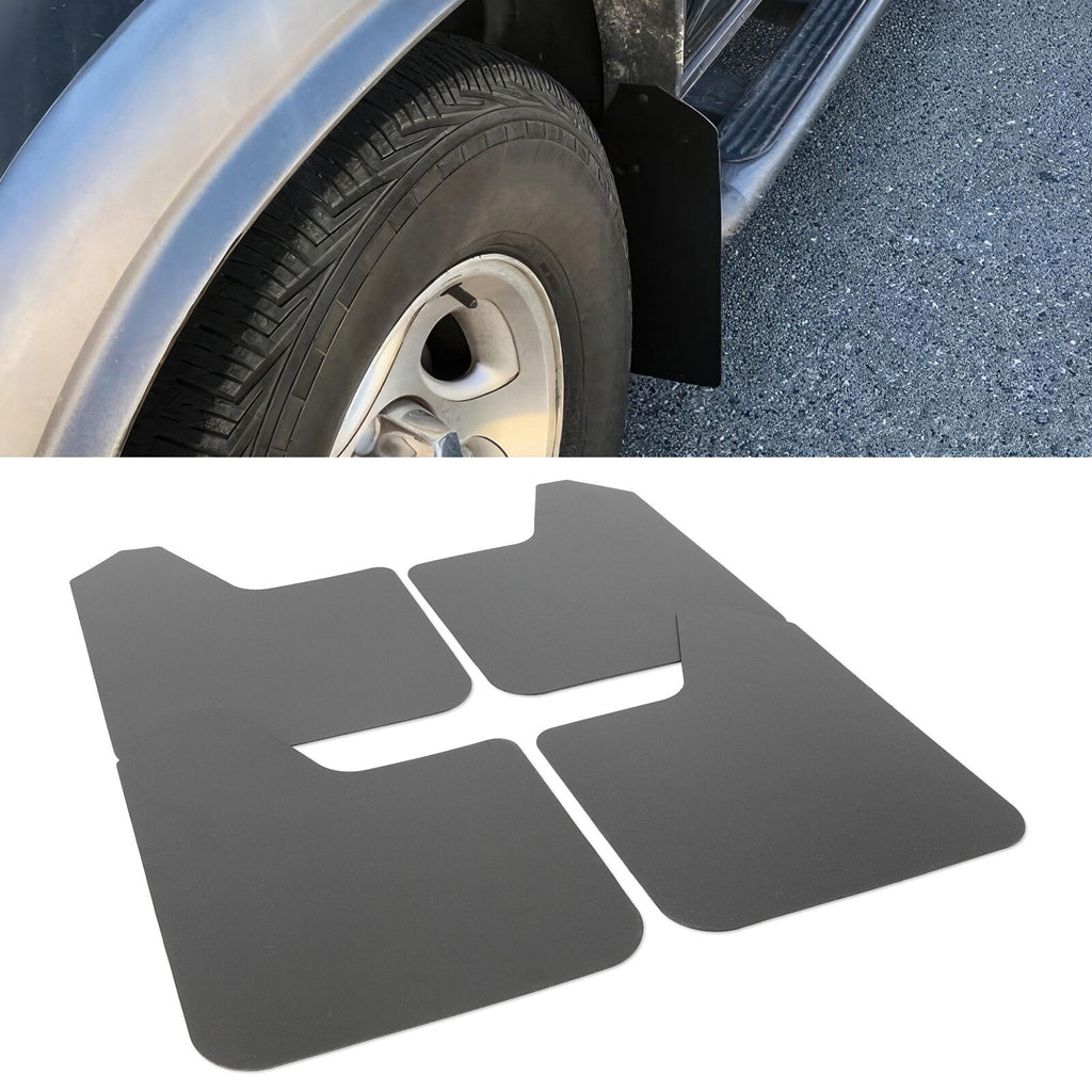 4PCS Universal Mud Flaps Red Splash Guards With Screws Car SUV Truck