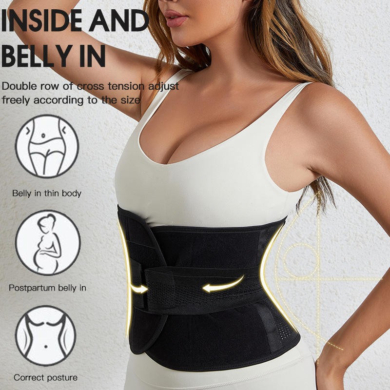 Men & Women Umbilical Hernia Support Belt Wide Abdominal Binder Navel Truss NHS