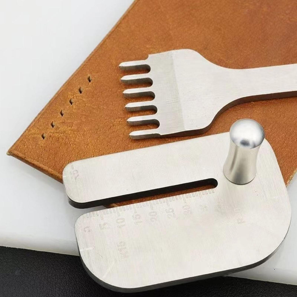 Leather Stitching Punch Hole Punch Tool for Enthusiasts Belts Leatherworking
