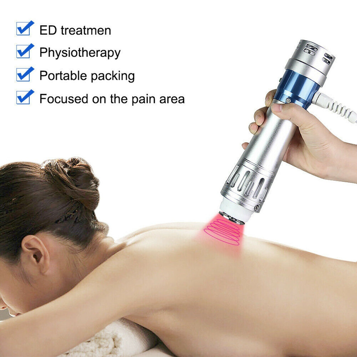 Touch Screen Shockwave Therapy Machine For Muscle Pain Removal & ED Treatment UK