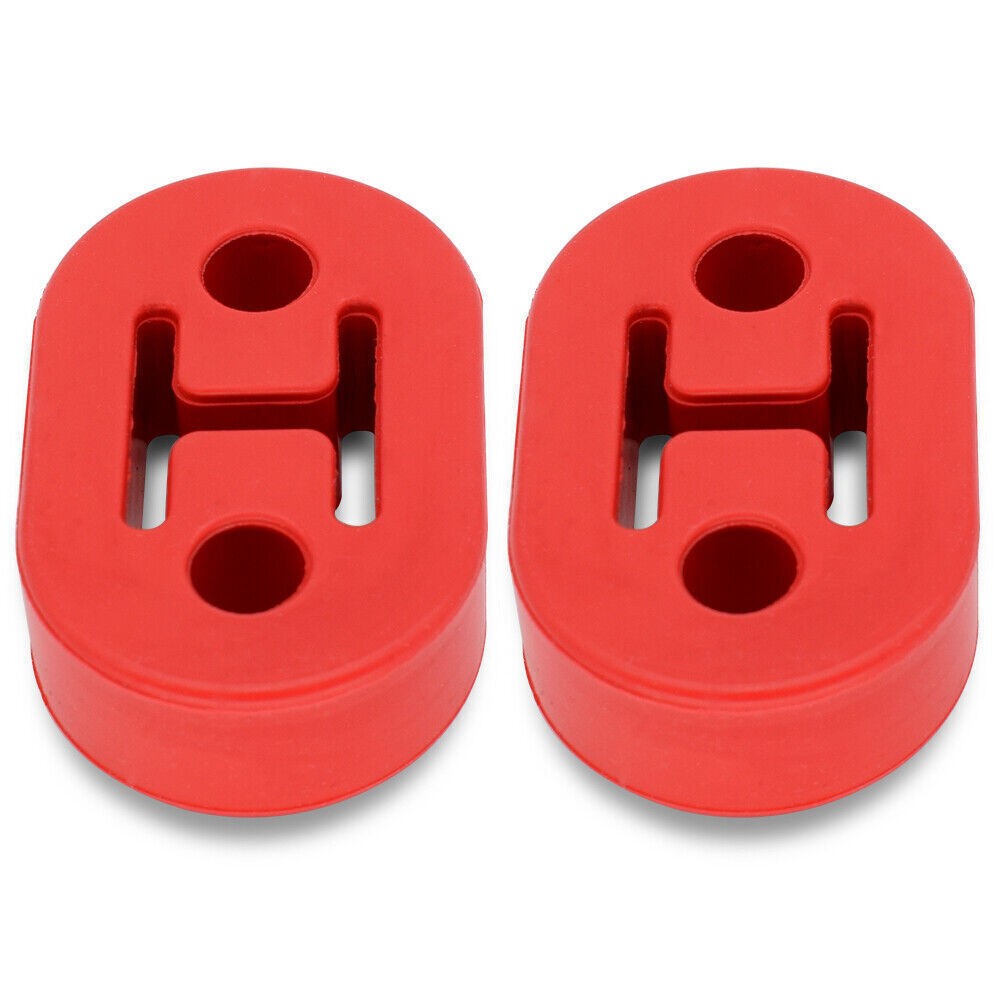 4PC Poly Polyurethane Exhaust Hanger Mounts 2 Hole Muffler Rubber Universal