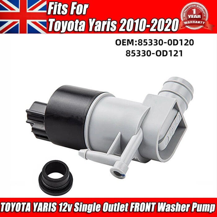 Single Outlet Front Washer Pump For Toyota Yaris Hatchback 2010-2020 85330-0D120