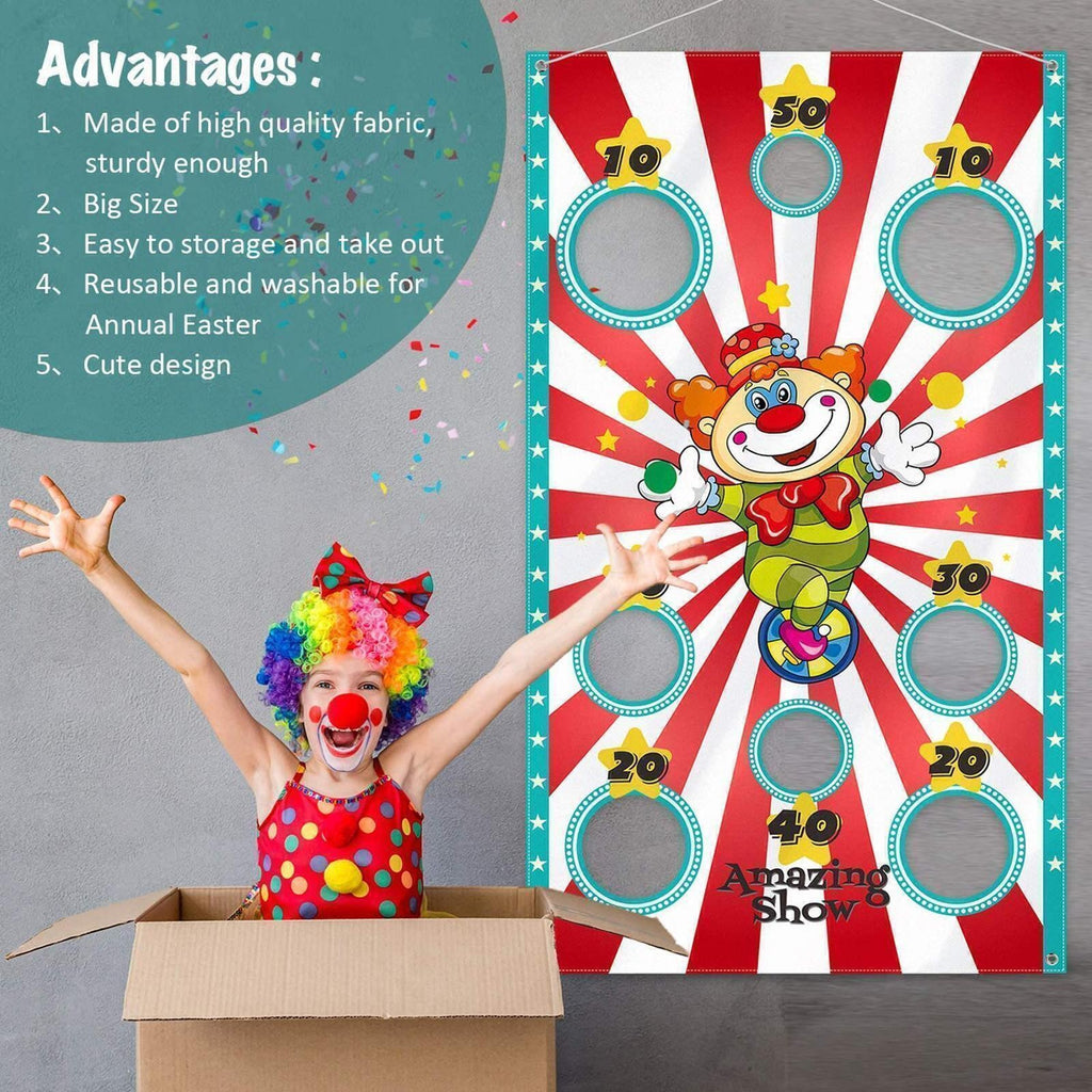 Toss Game with Bean Bags banner Fun Indoor and Outdoor Party Game Gift for Kids