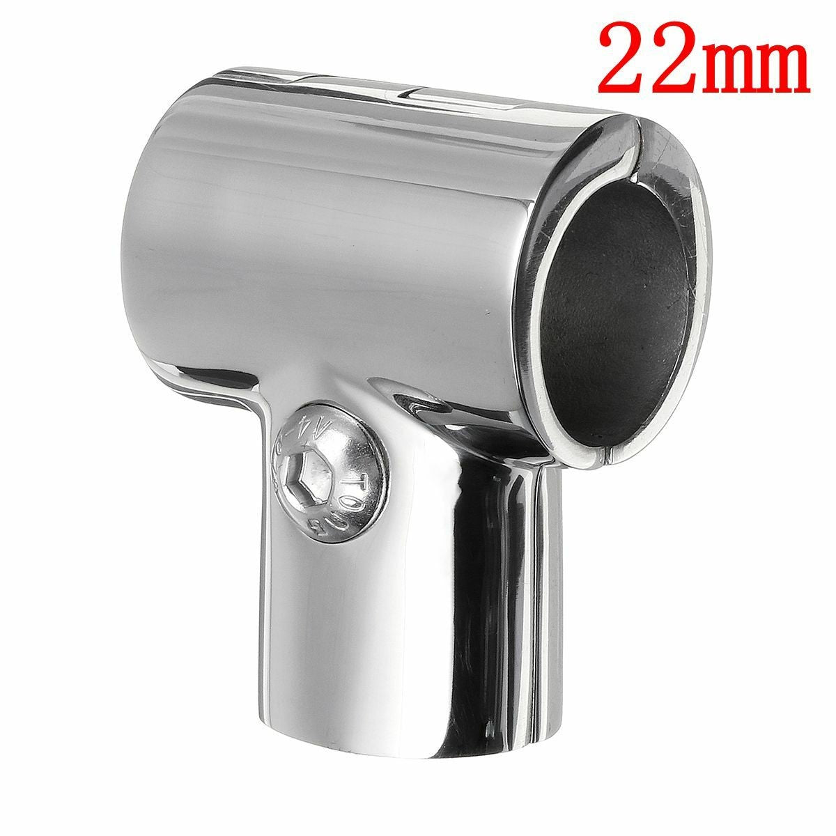 22/25mm Stainless Boat Yacht Railing Handrail Pipe Tube Fitting Connector Clamp