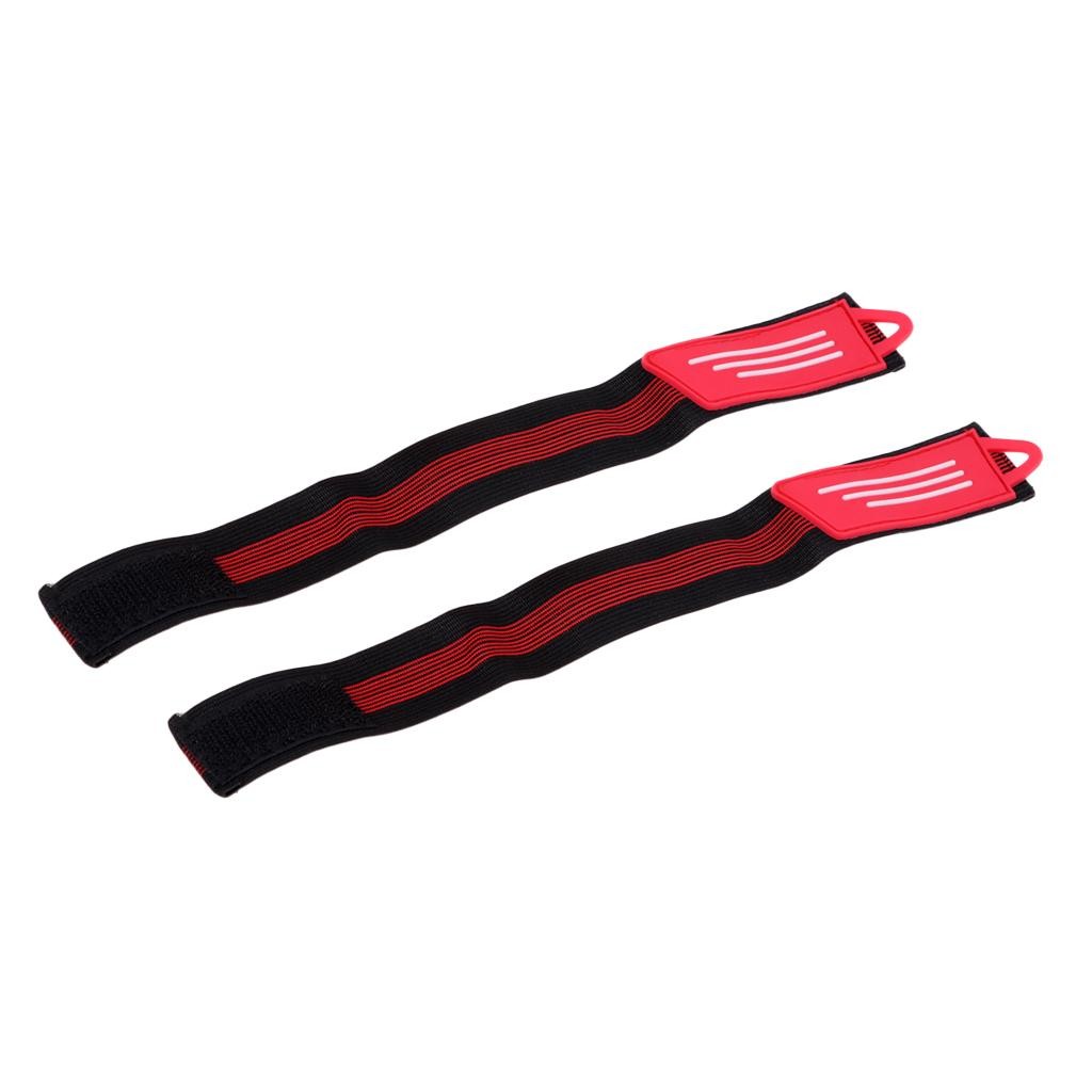 2 Bike Ankle Leg Bind Bandage Bicycle Reflective Trousers Pant Bands Clips Strap
