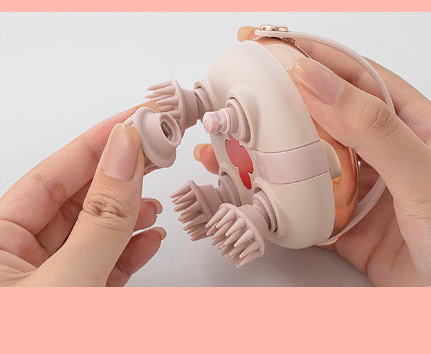 Electric Scalp Massager Cat Massager Waterproof Head Massager
