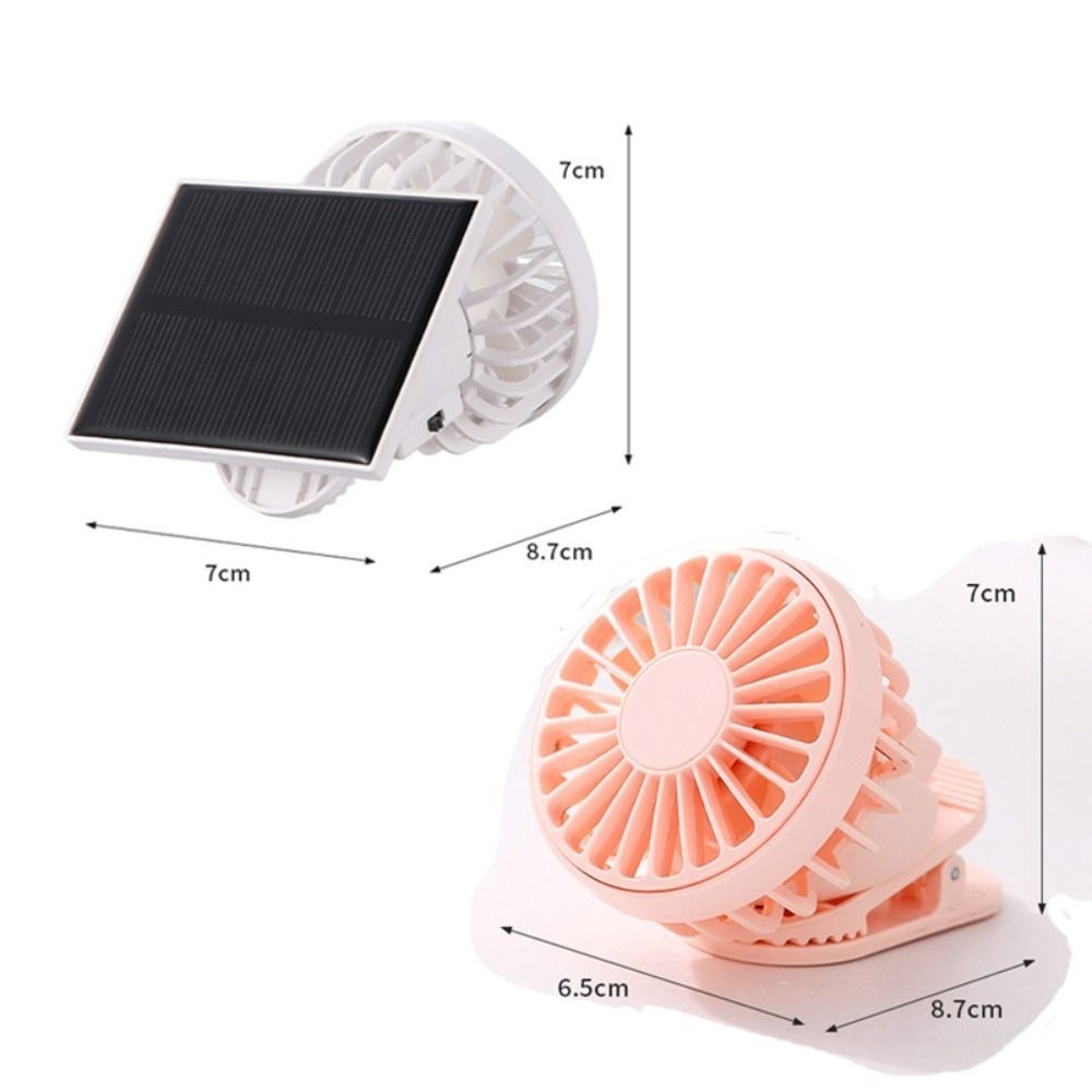 Mini Hat Clip Fan USB Rechargeable Personal Fan Portable Cap Clip Cooler Fan