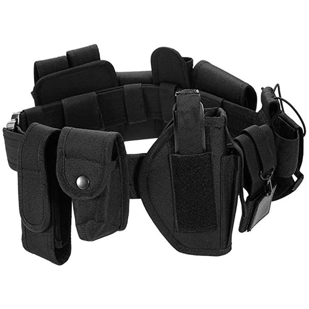 Tactical Security Duty Belt 10-in-1 Set Nylon Modular Law Enforcement Belt Kit