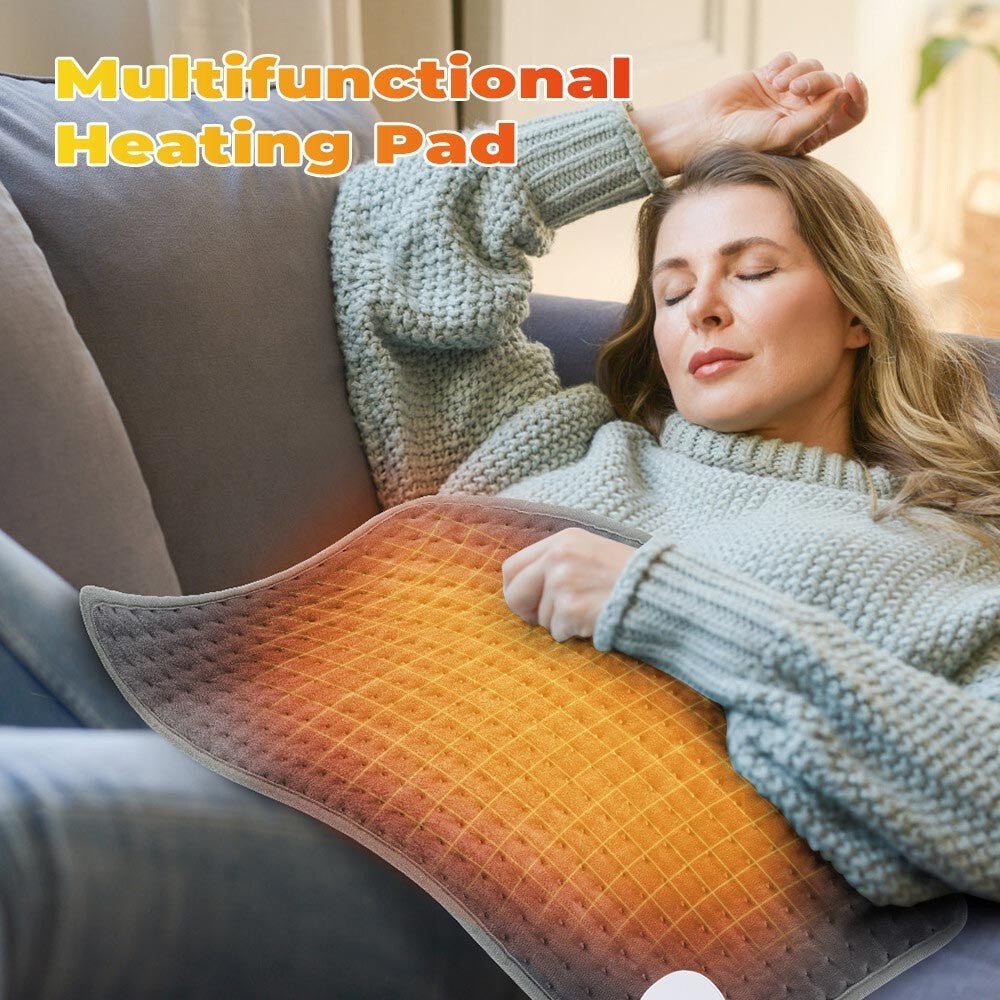 Heating pad Electric Heat Pad for Back Neck Shoulder Belly Pain Relief 30x 59cm