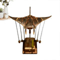 Handmade Wooden Mechanical Manta Ray Model Art Display Dynamic Swimming