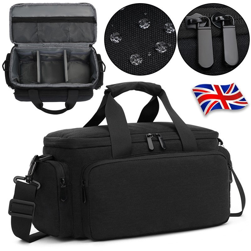 Extra Large Digital Camera Shoulder Bag Waterproof Travel Carry Case for DSLR UK