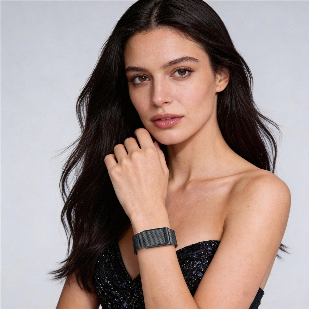 For Whoop 5.0  Milanese Loop Strap Bracelet Stainless Steel Mesh Band