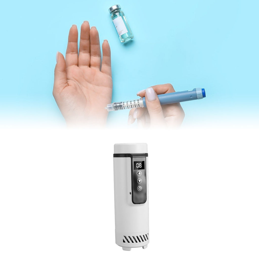 30H Refrigerated Insulin Cooler Box Mini Holds Up  Medicine Travel Cooler