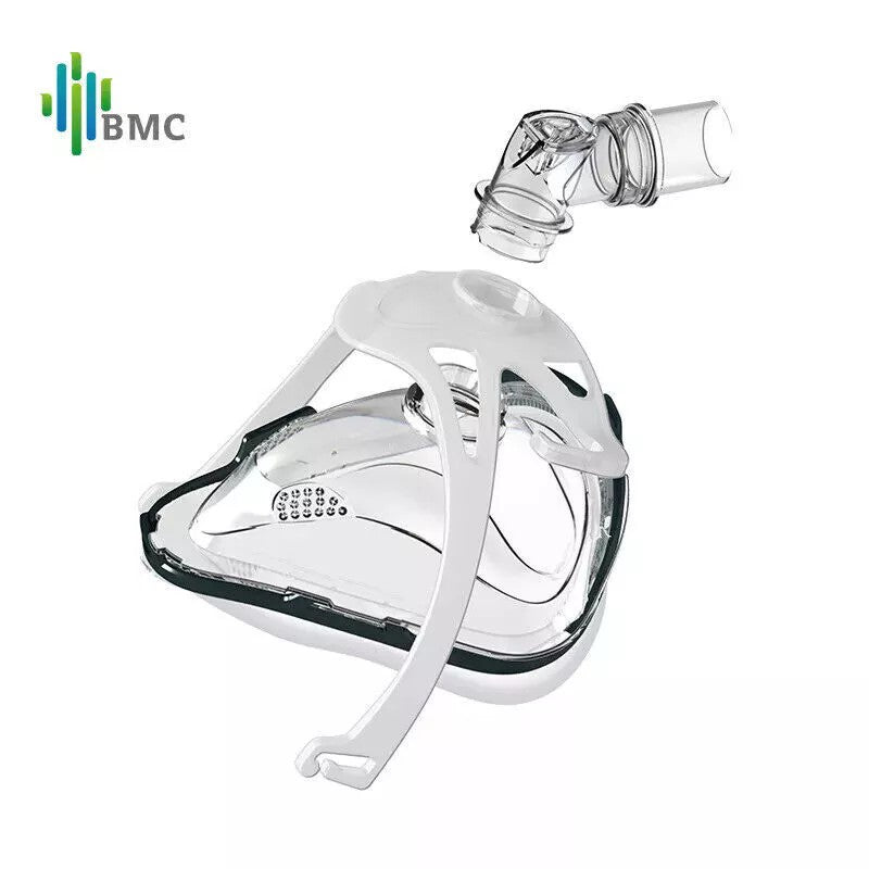 Full Face FM1A CPAP Nasal Mask with Adjustable Headgear Sleep Apnea Size M L*^