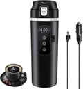 12V/24V Electric Kettle Car Heating Cup 500ml Thermos With Smart Touch Screen .