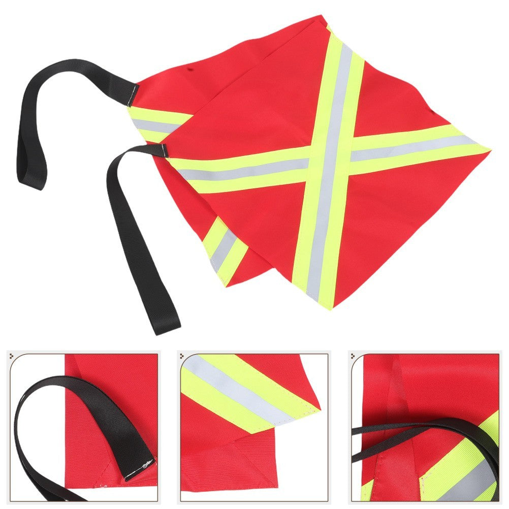 2 Pcs Towing Flag for Kayak Marking Flags High Visibility Safety Hook Warning