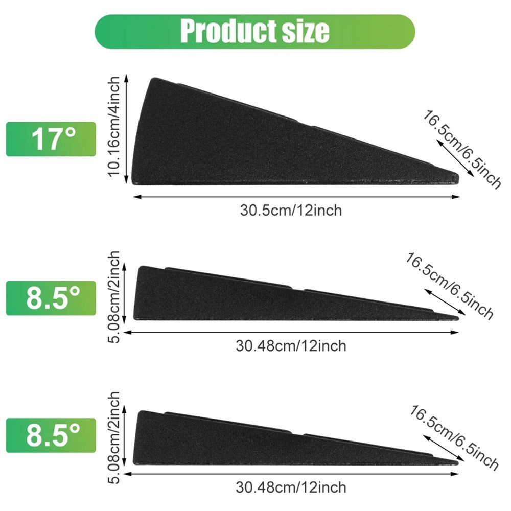 3pcs Slant Board Ramp Yoga Wedge Stretch Slant Boards Non-Slip Squat Wedge Block