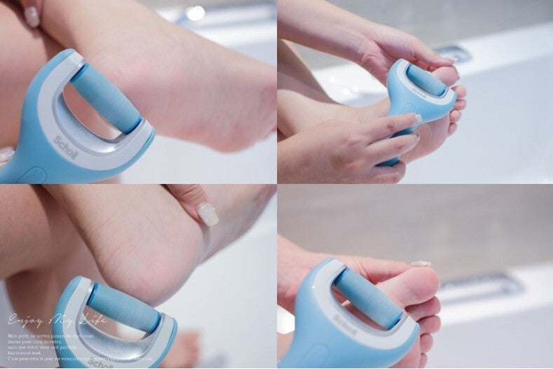Scholl Velvet Smooth Pedi Crystals Electric Foot File Hard Skin Remover Comfort