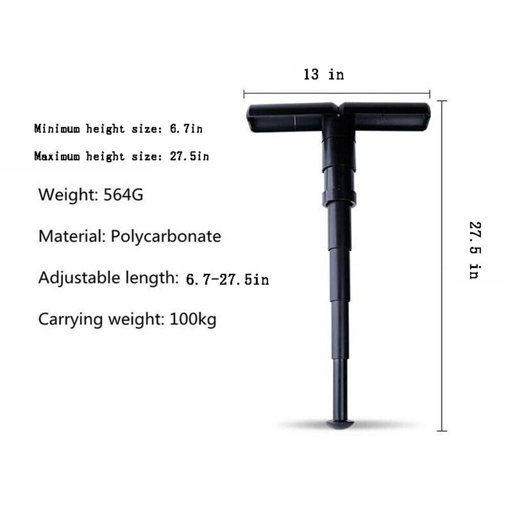 Folding Stool Walking Stick Seat Single Leg Hiking Chair Portable Retractable