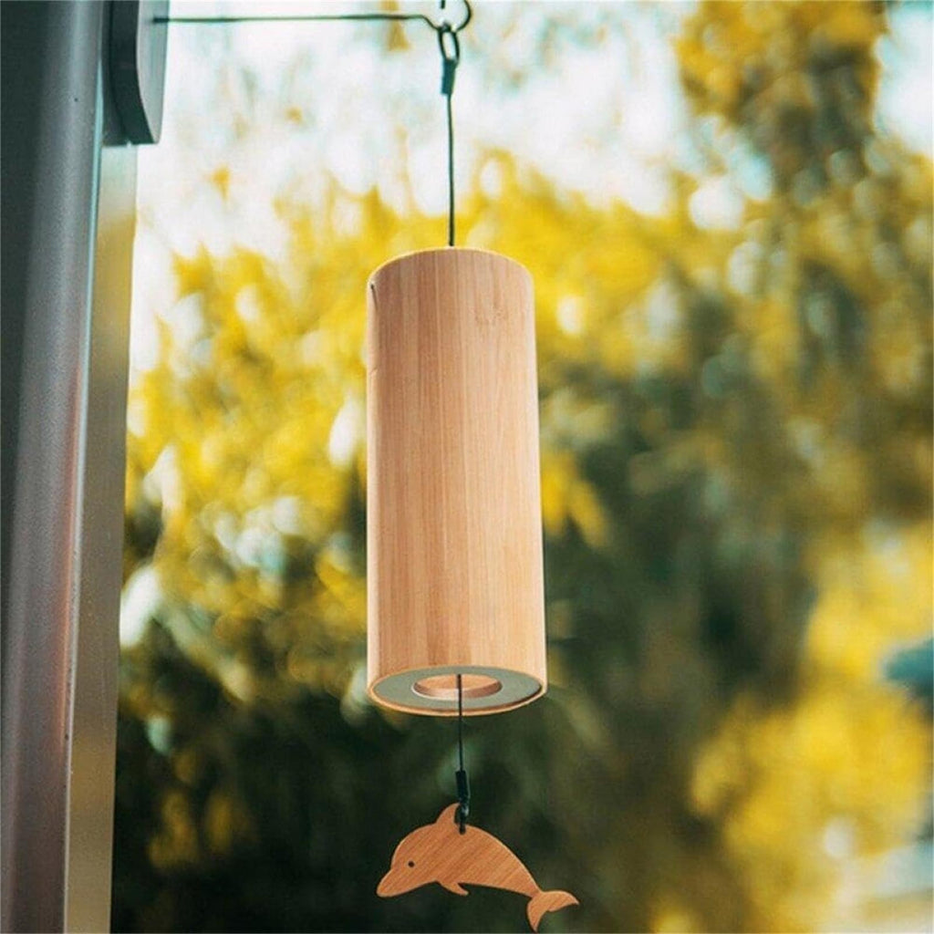 Koshi Aria/Air Bamboo Chime healing sound Wind Chimes 17cm New
