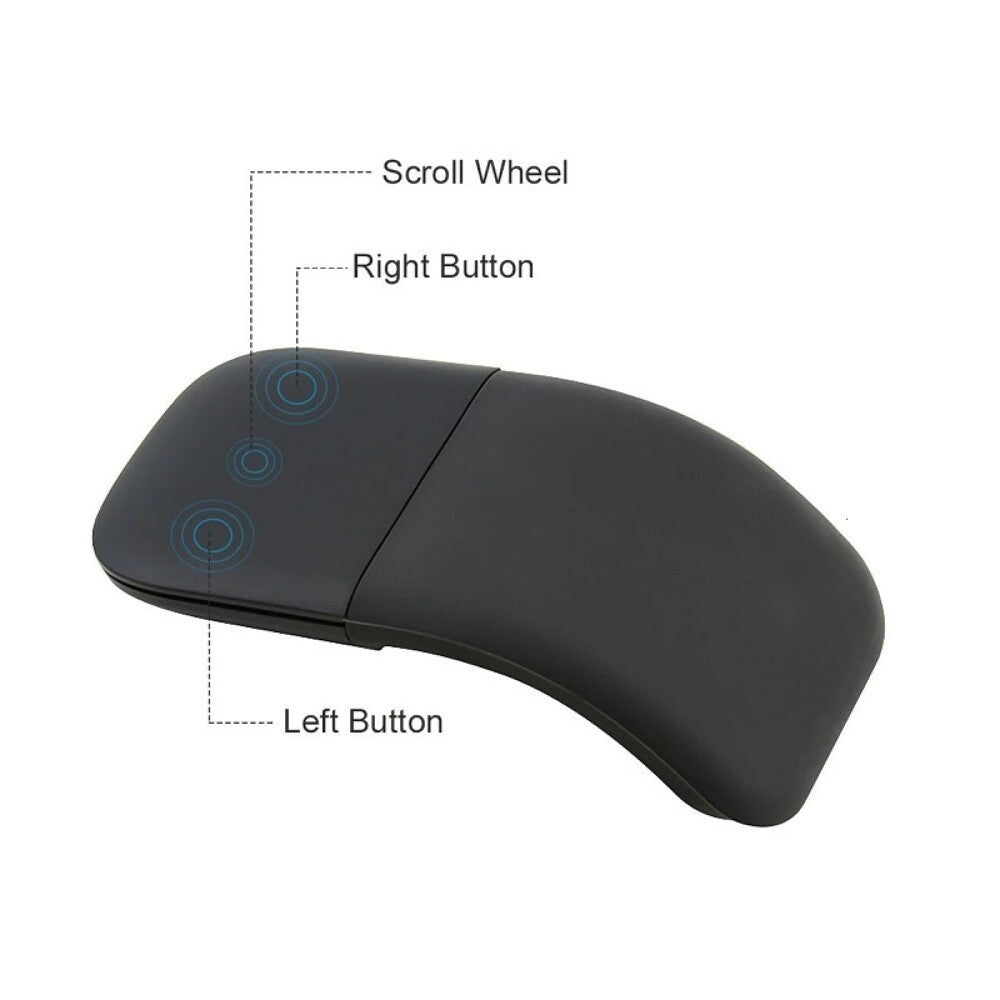 Bluetooth Arc Touch Mouse For Microsoft Surface PC Wireless Ergonomic Laser Mice