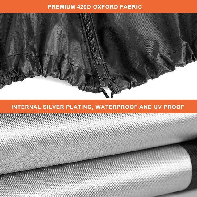 420D Rotary Dryer Washing Line Cover with Zip Heavy Duty Waterproof 165x16x16cm