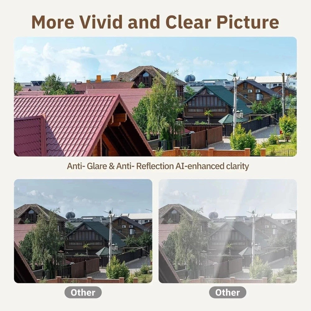 5G Window Security Camera 3MP Full Color Night Vision WiFi 2.4/5GHz Indoor Mount