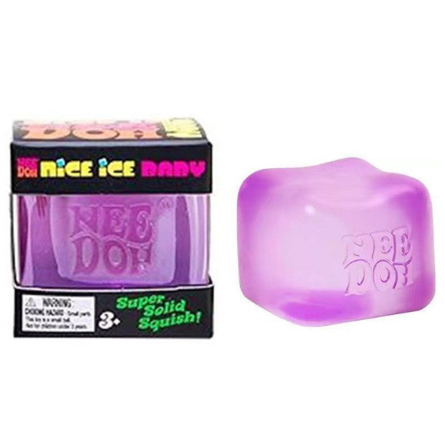 2*Schylling NeeDoh Nice Cube & Nice Fidget Toy Sensory Stress Relief Squeeze Toy