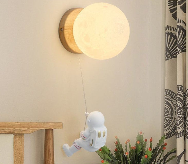 Astronaut Moon Landing Night Light, Home Decor Ornament, Gift for Kids