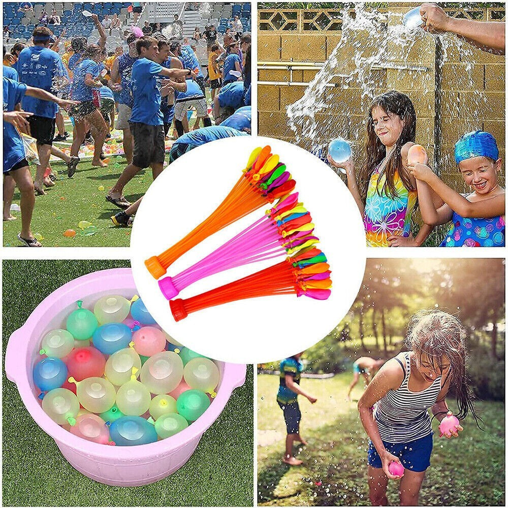6 Packsx666 / 12 Packsx1332 Self Sealing Water Balloons Outdoor Play Party Fun