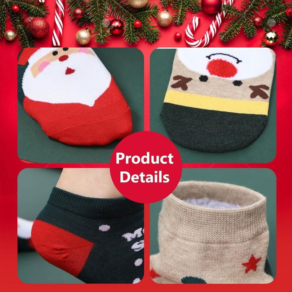 Christmas Sock Advent Calendar Countdown Sock Set for Adults Men Women 12 Pairs