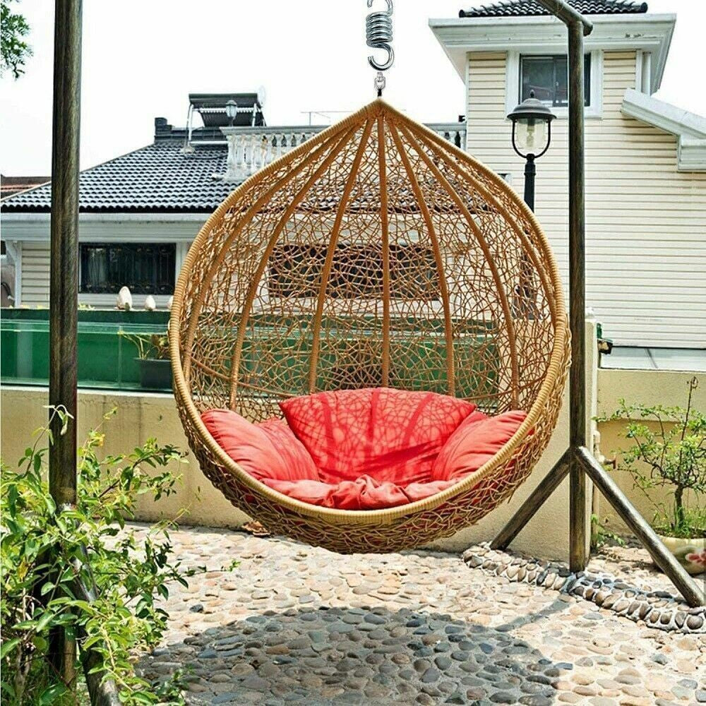Heavy Duty 4.45" Boxing Punching Bag Spring Sandbag Egg Chair Swing Steel