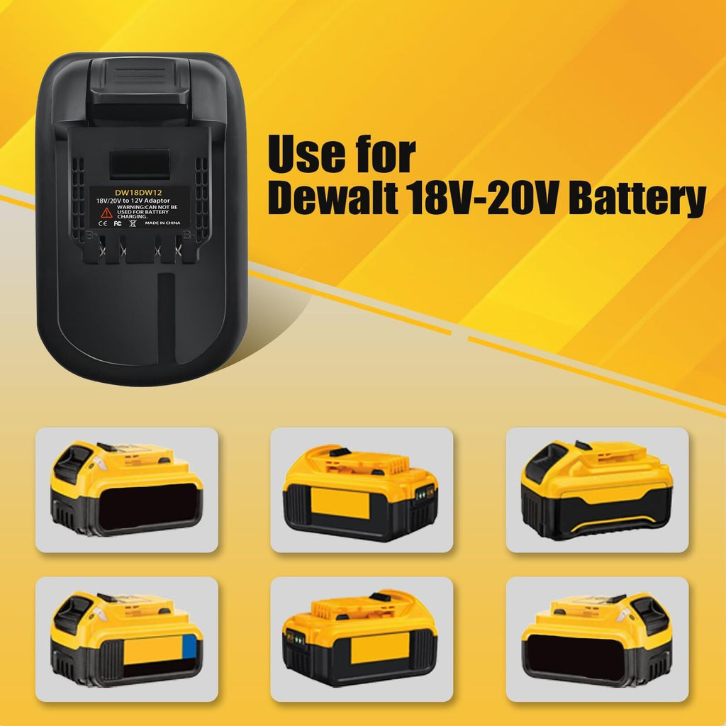 Adapter For Dewalt 18V/20V Max Battery Convert to Dewalt 12V Max Li-ion Battery