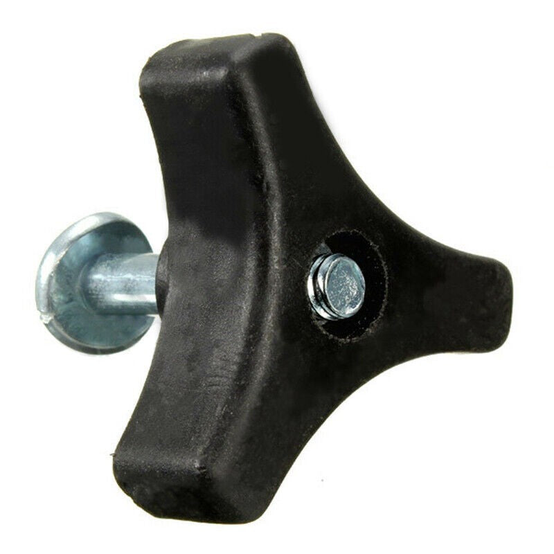 2X For Lawn Mower Machine Triangle Handle Knob Nut Screw Bolt Replacement Parts