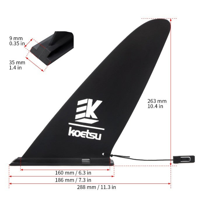 Surfboard Fins Stand up Paddle Board Fin Kayak Fin Inflatable Paddleboard Fin