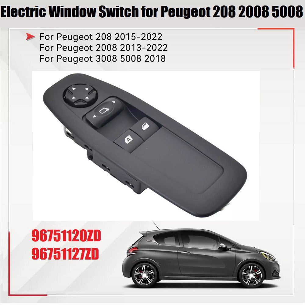Electric Assembly Power Window Switch 96751127ZD LHD for Peugeot 208 2008 5008