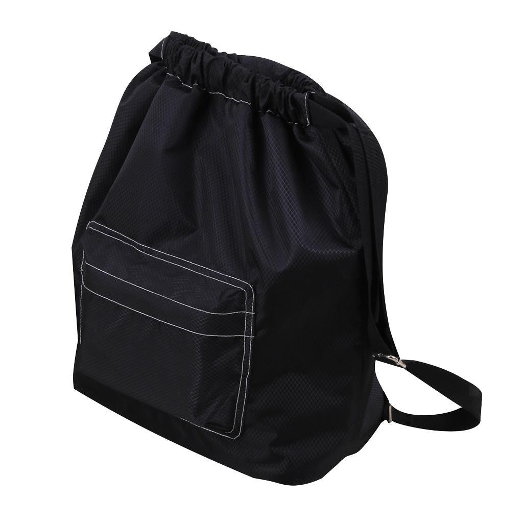 Women Men Swimming Beach Drawstring Backpack Dry Wet Separated Bag Pack