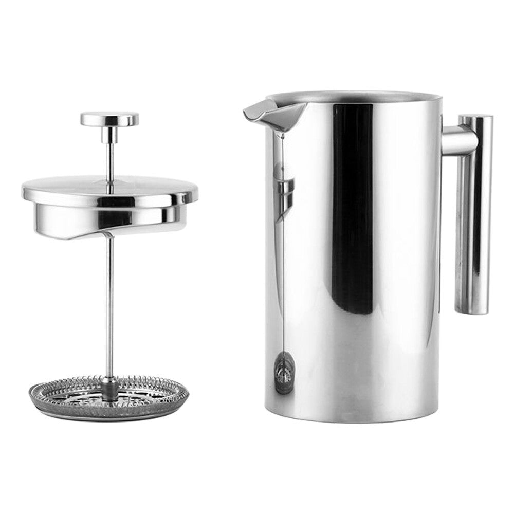 350ml French Press Stainless Steel Coffee Tea Filter Maker Plunger Pitcher Tool