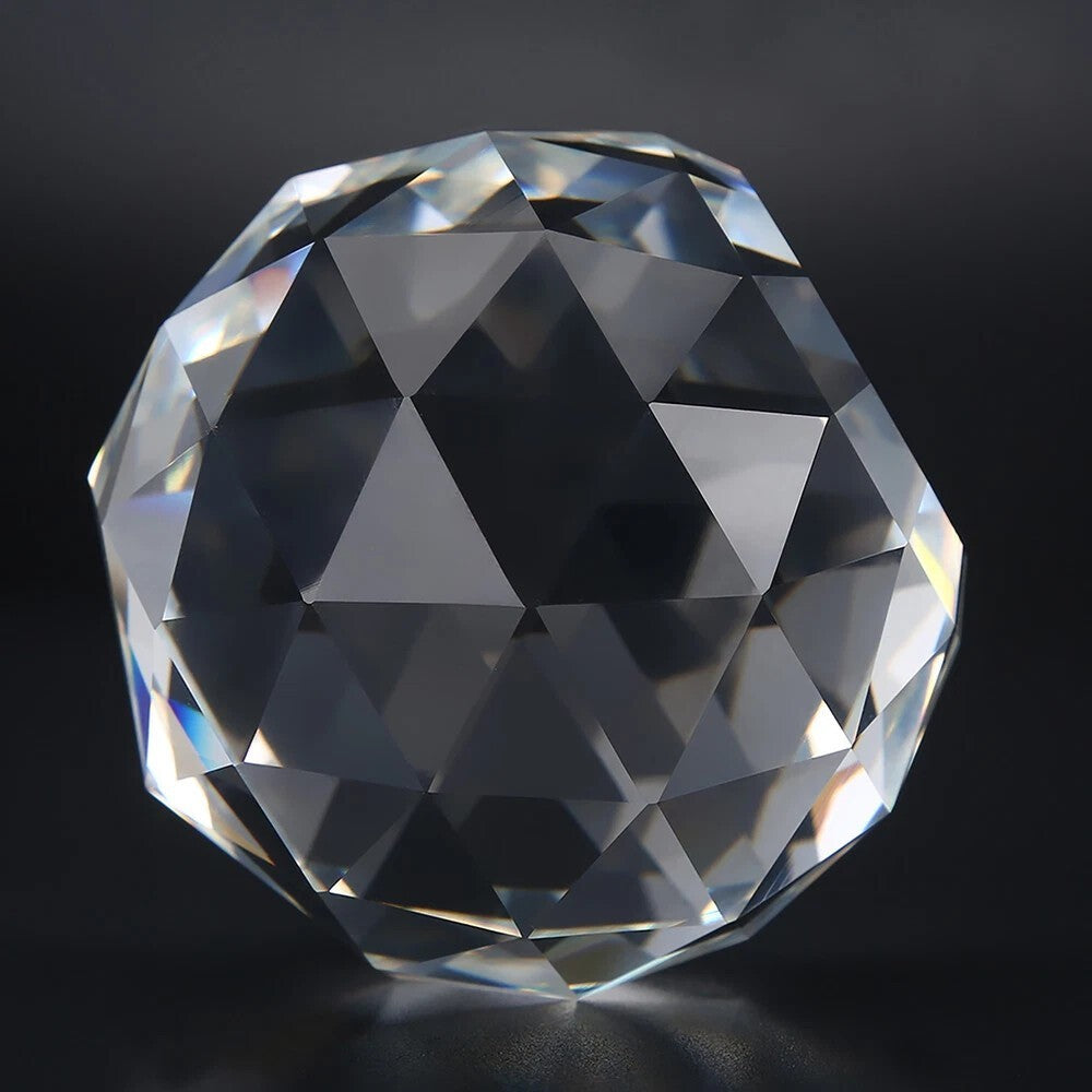NEW 60mm Maze Crystal Clear Cut Crystal Glass Ball Crystal Maze GB