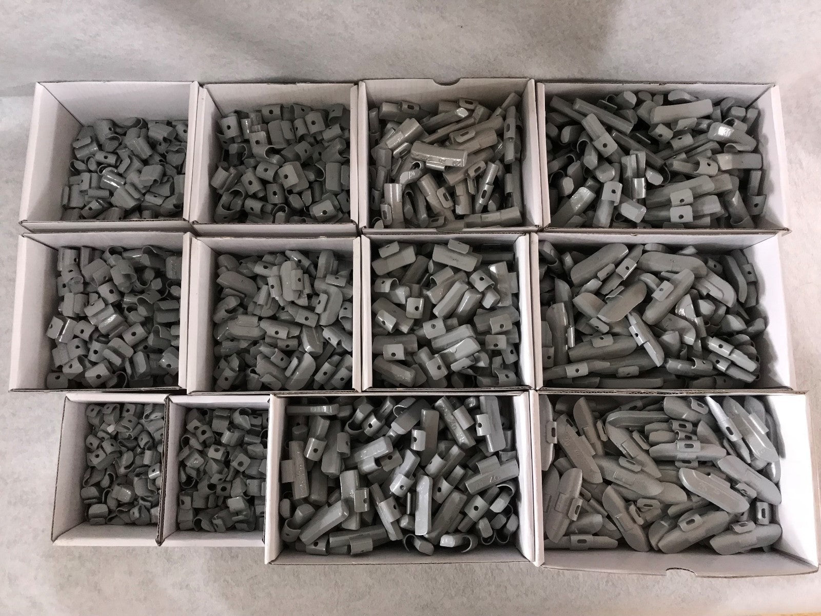 160PCS Alloy & Steel Knock On Wheel Balance Weights 5g-30g Fit For Wheel Rims